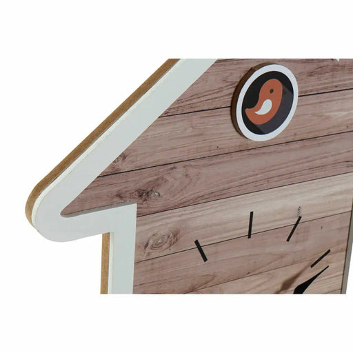 Стенен часовник DKD Home Decor 32 x 5 x 56 cm Естествен Бял