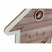 Стенен часовник DKD Home Decor 32 x 5 x 56 cm Естествен Бял