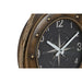 Стенен часовник DKD Home Decor 43 x 8 x 71 cm Кристал Черен