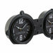 Стенен часовник DKD Home Decor Кристал Черен Желязо (58 x