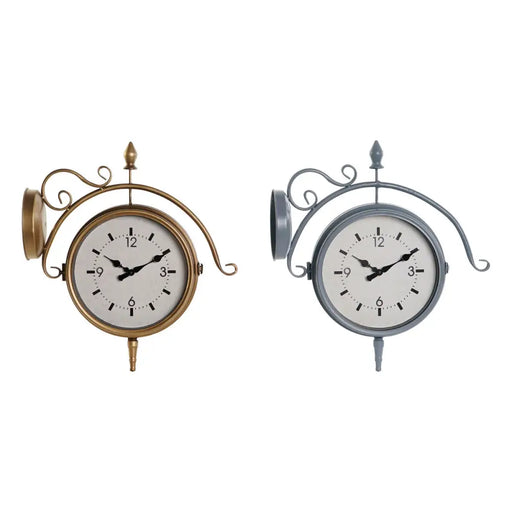 Стенен часовник DKD Home Decor 43 x 14,5 x 47 cm Кристал