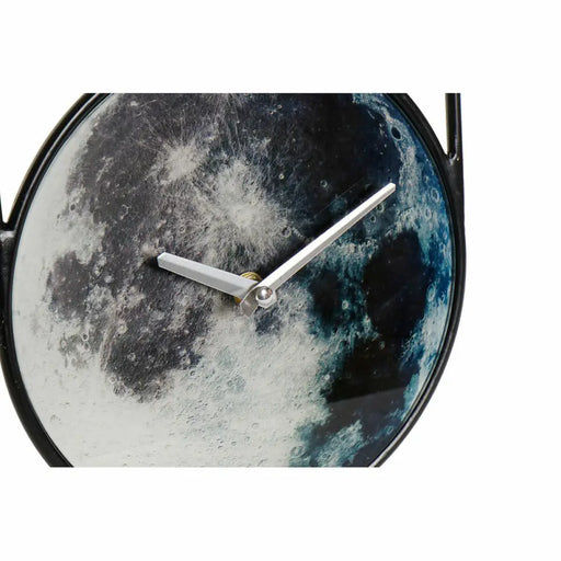 Стенен часовник DKD Home Decor Кристал Сив Желязо (20 x 4.5