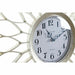 Стенен часовник DKD Home Decor Шампанско Сребрист