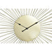 Стенен часовник DKD Home Decor Цвете Златен Метал (57 x 4 x