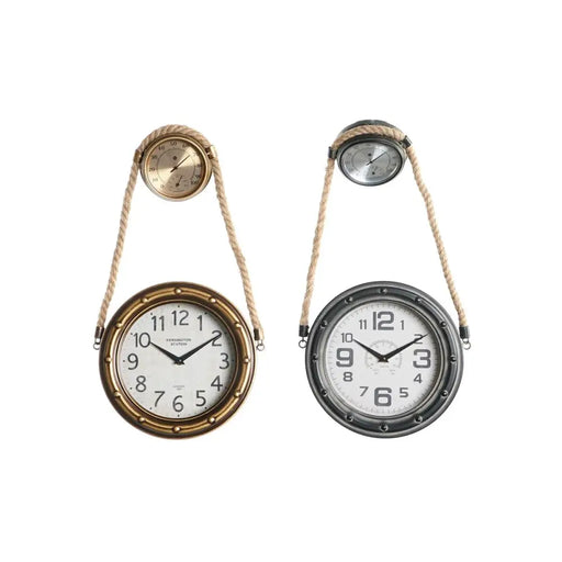 Стенен часовник DKD Home Decor 28,5 x 8 x 50 cm Кристал