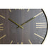Стенен часовник DKD Home Decor 40 x 4 x 40 cm Черен Кафяв