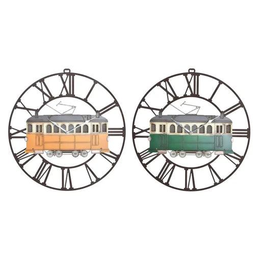 Стенен часовник DKD Home Decor 49,5 x 3,5 x 48 cm Метал