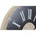 Стенен часовник DKD Home Decor Черен MDF Бял (60 x 4,5 x 60
