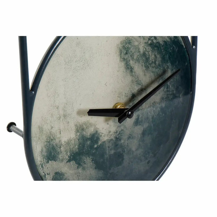 Стенен часовник DKD Home Decor Кристал Сив Желязо (20 x 4.5
