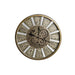 Стенен часовник DKD Home Decor Предавки Златен Желязо 72 x