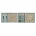 Стенен часовник DKD Home Decor Зелен Дървен полипропилен