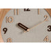 Стенен часовник Home ESPRIT Бежов Естествен Дървен 30 x 5 x