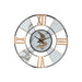 Стенен часовник Home ESPRIT Бял Черен Златен Метал 142 X 9
