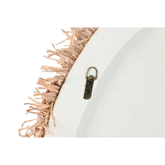 Стенен часовник Home ESPRIT Бял влакно Дървен MDF Scandi 85