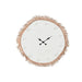 Стенен часовник Home ESPRIT Бял влакно Дървен MDF Scandi 85