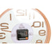 Стенен часовник Home ESPRIT Кафяв Естествен PVC Дървен 30 x