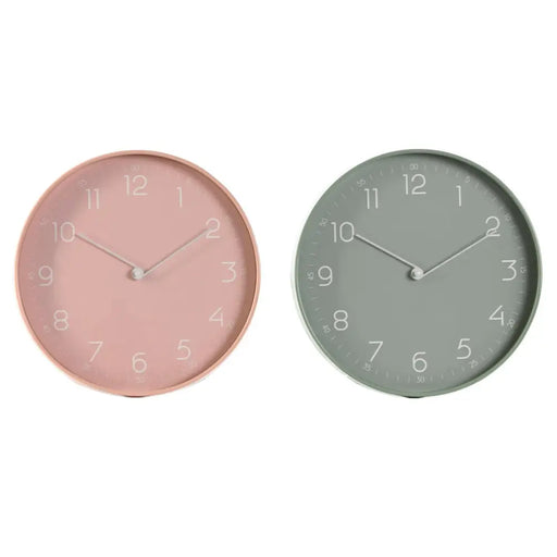 Стенен часовник Home ESPRIT Мента PVC 30 x 4 x 30 cm (2