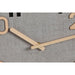 Стенен часовник Home ESPRIT Сив Естествен Дървен MDF 30 x 5