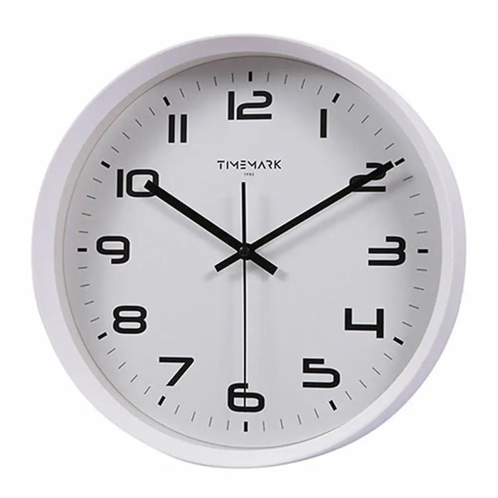 Стенен часовник Timemark Бял 30 x 30 cm