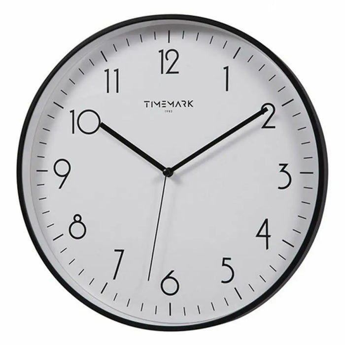 Стенен часовник Timemark Черен (30 x 30 cm)