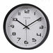 Стенен часовник Timemark Черен 30 x 30 cm