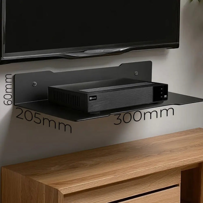 Стенен рафт Maclean decoder единичен макс. 5кг стомана