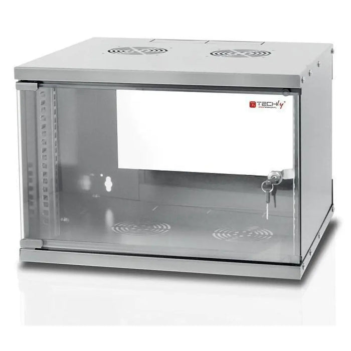 Стенен шкаф Techly 19 6U проф. 320 Сив Сглобен’ I CASE EL