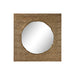 Стенно огледало Home ESPRIT Златен 80 x 6 x 80 cm
