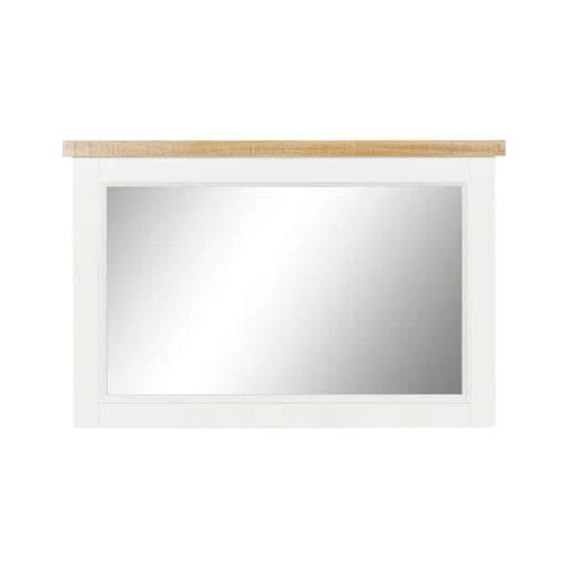 Стенно огледало DKD Home Decor Кафяв Бежов романтичен 90 x