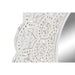 Стенно огледало Home ESPRIT Бял Индианец Гранитогрес 89 x 2
