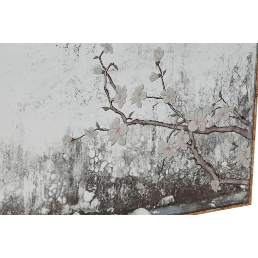 Стенно огледало Home ESPRIT Черен Златен Ориенталски 60 x 4