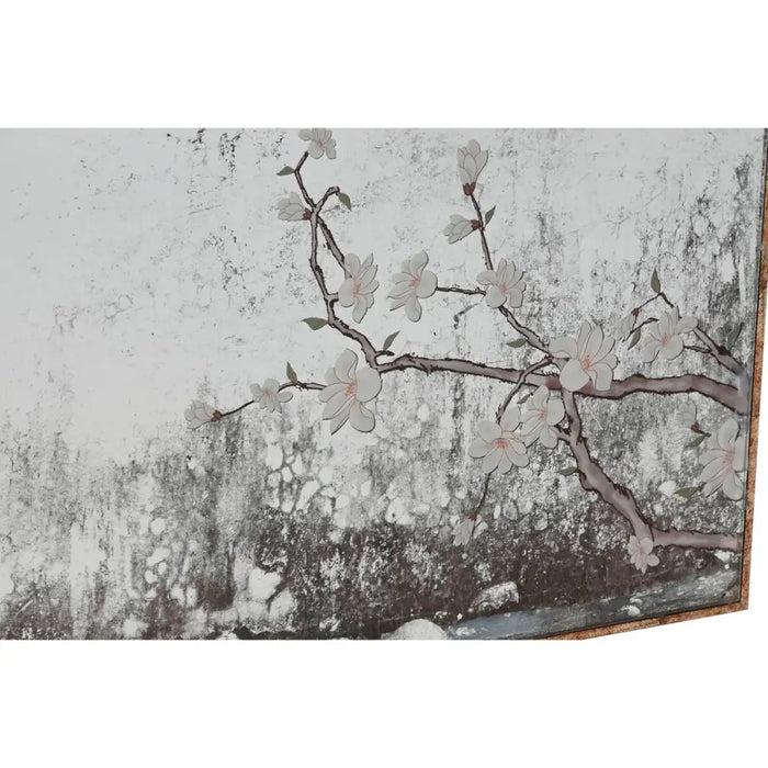 Стенно огледало Home ESPRIT Черен Златен Ориенталски 60 x 4