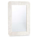 Стенно огледало Gift Decor 38 38 Бял Кафяв Райета 90 x 60 x