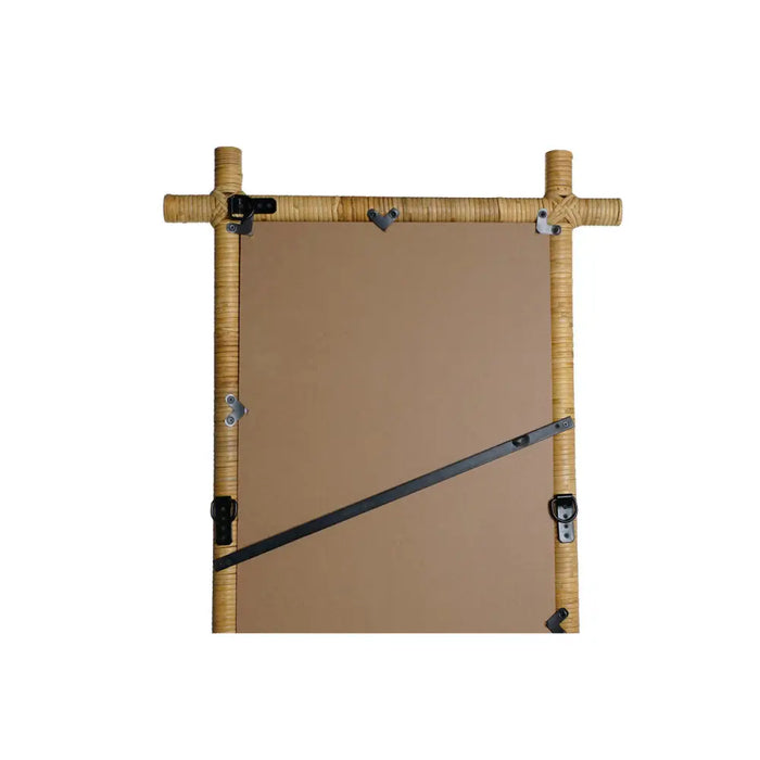 Стенно огледало Home ESPRIT Естествен Град 60 x 3 x 170 cm