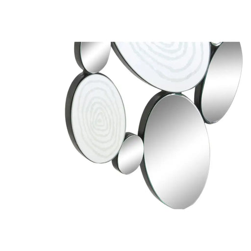 Стенно огледало DKD Home Decor Черен Модерен 119 x 2 x 61