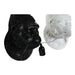 Стенна лампа DKD Home Decor 23 x 19 x 32 cm Черен Бял Смола
