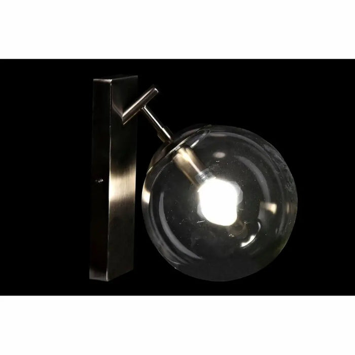 Стенна лампа DKD Home Decor 25W Кристал Сребрист Метал 220