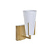 Стенна лампа DKD Home Decor 25W Златен Метал полиестер Бял