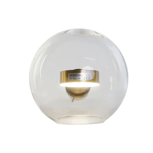 Стенна лампа DKD Home Decor Кристал Златен Метал Модерен 20