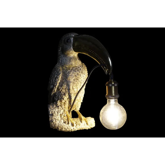 Стенна лампа DKD Home Decor Златен Бял Смола 220 V 50 W (26