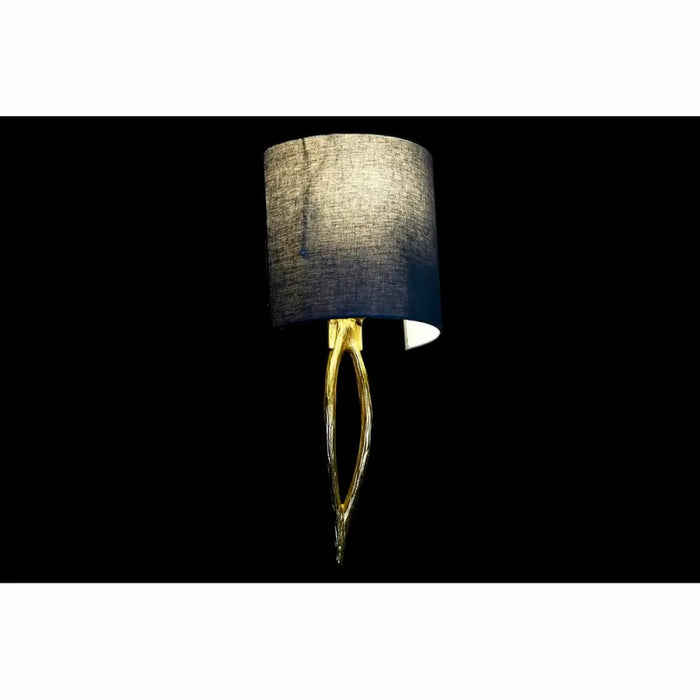 Стенна лампа DKD Home Decor Златен Метал полиестер 220 V 50