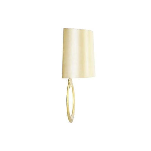 Стенна лампа DKD Home Decor Златен полиестер Алуминий 220 V