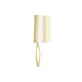 Стенна лампа DKD Home Decor Златен полиестер Алуминий 220 V
