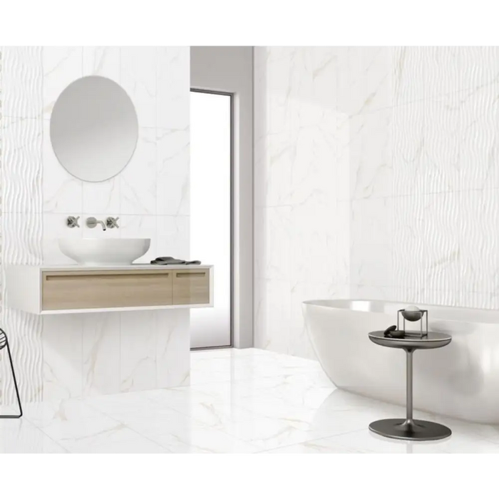 СТЕННА ПЛОЧКА CLASSIC CARRARA DÉCOR 30X6