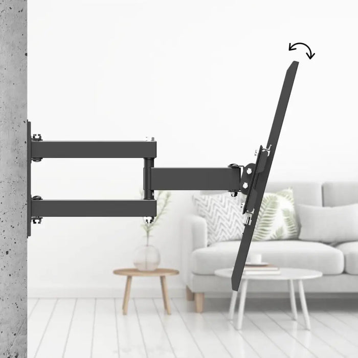 Стенна стойка за TV 32 - 75” до 40 кг въртяща се накланяща