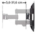 Стенна стойка за TV Fullmotion 122 cm (48’)