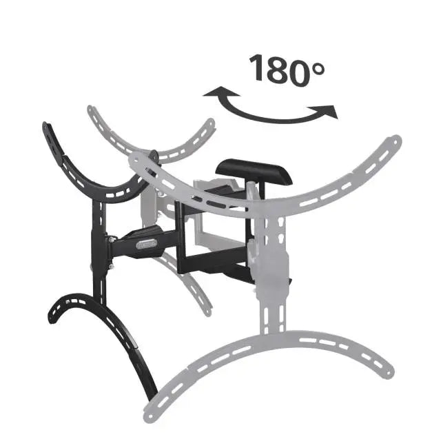 Стенна стойка за TV Fullmotion,XL черна 191см 75’ до 45кг