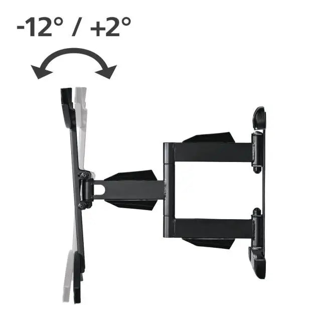 Стенна стойка за TV Fullmotion,XL черна 191см 75’ до 45кг