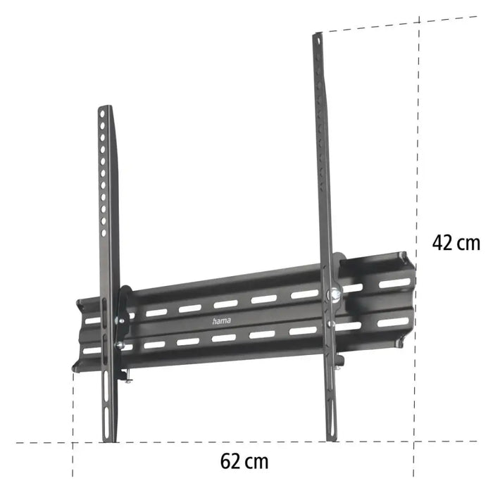 Стенна стойка за TV FIX черна 600x400 190 cm (75’’) 220814