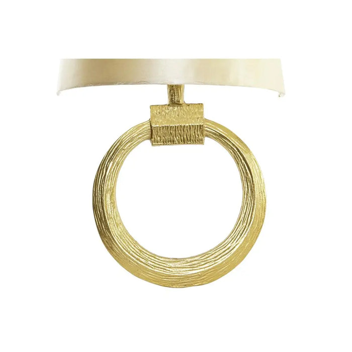 Стенна лампа DKD Home Decor Златен полиестер Алуминий 220 V